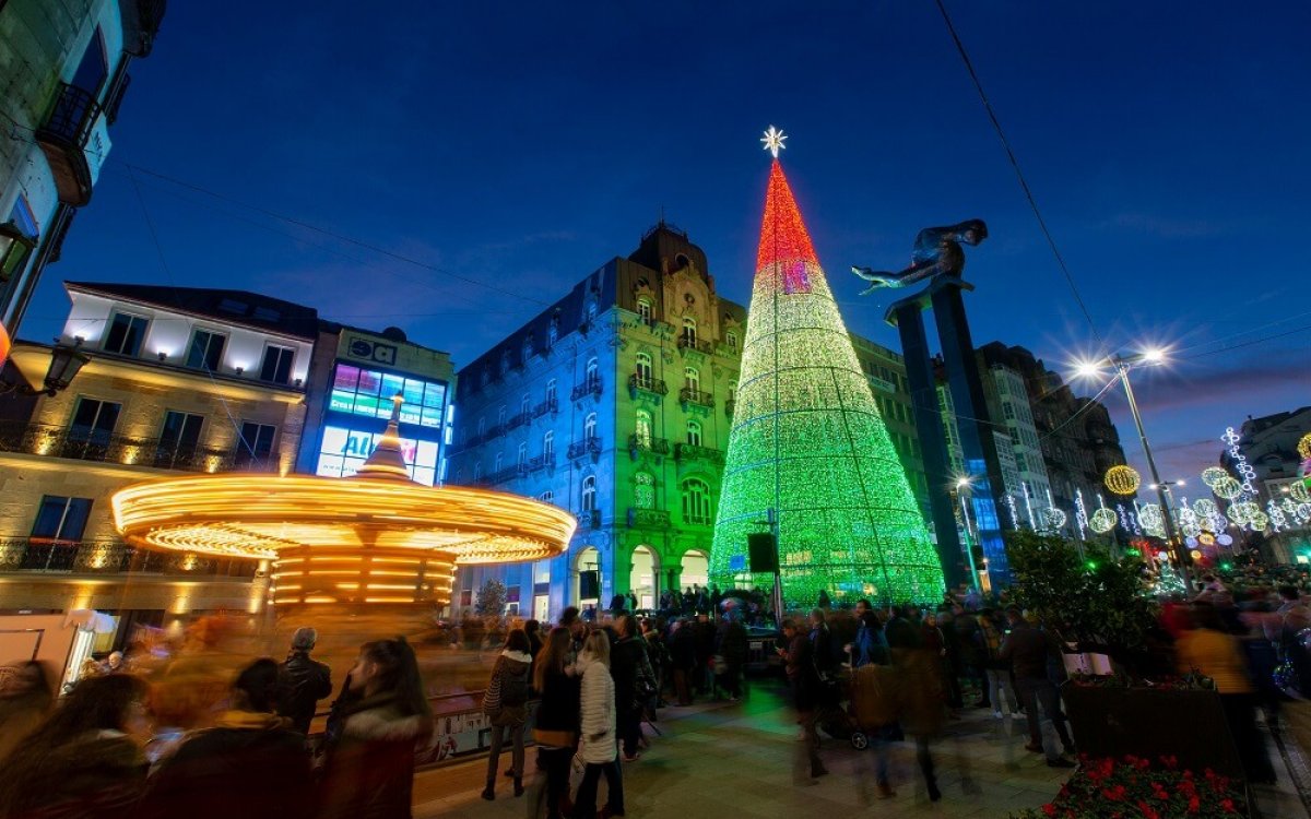 Ximenez ilumina la Navidad en Vigo