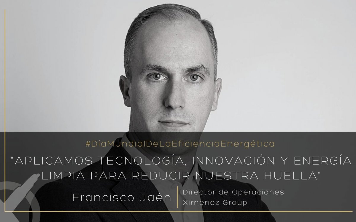 Día de la Eficiencia Energética: Francisco Jaén, director de Operaciones, expone los pasos de Ximenez por un futuro sostenible